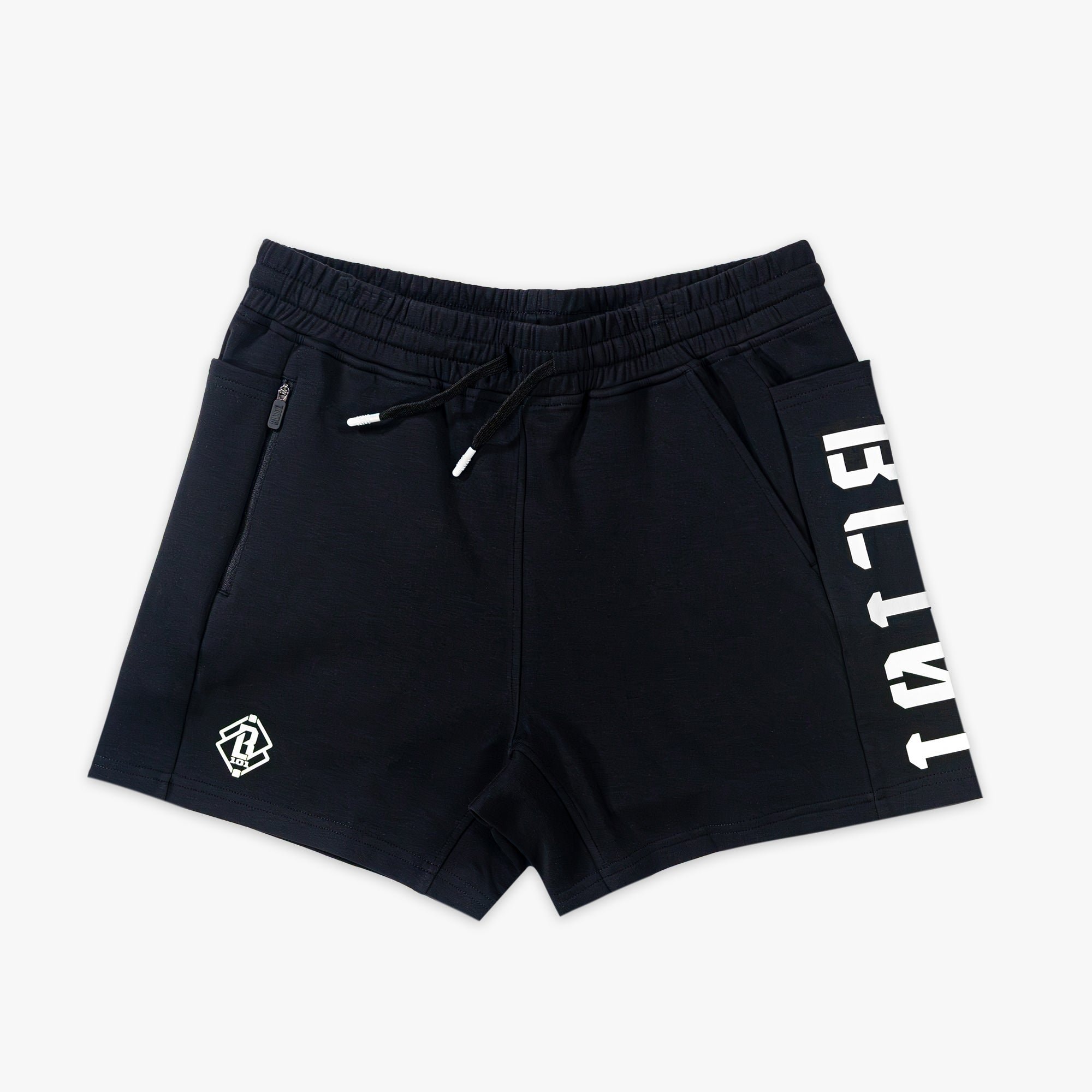 Diamond Relaxed Fit Youth Sweatshorts Black/White