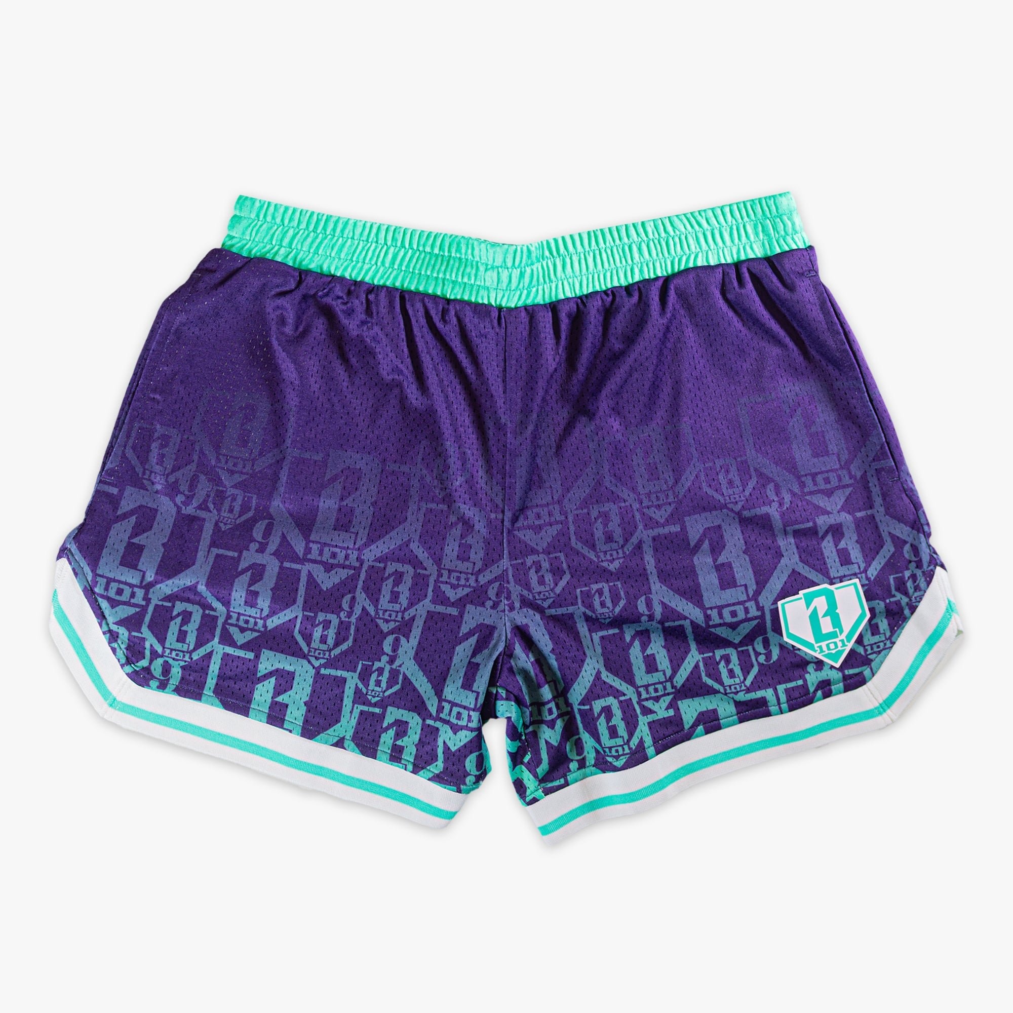 9th Anniversary Mesh Shorts - Lightweight 100% Polyester Baseball Lifestyle Shorts