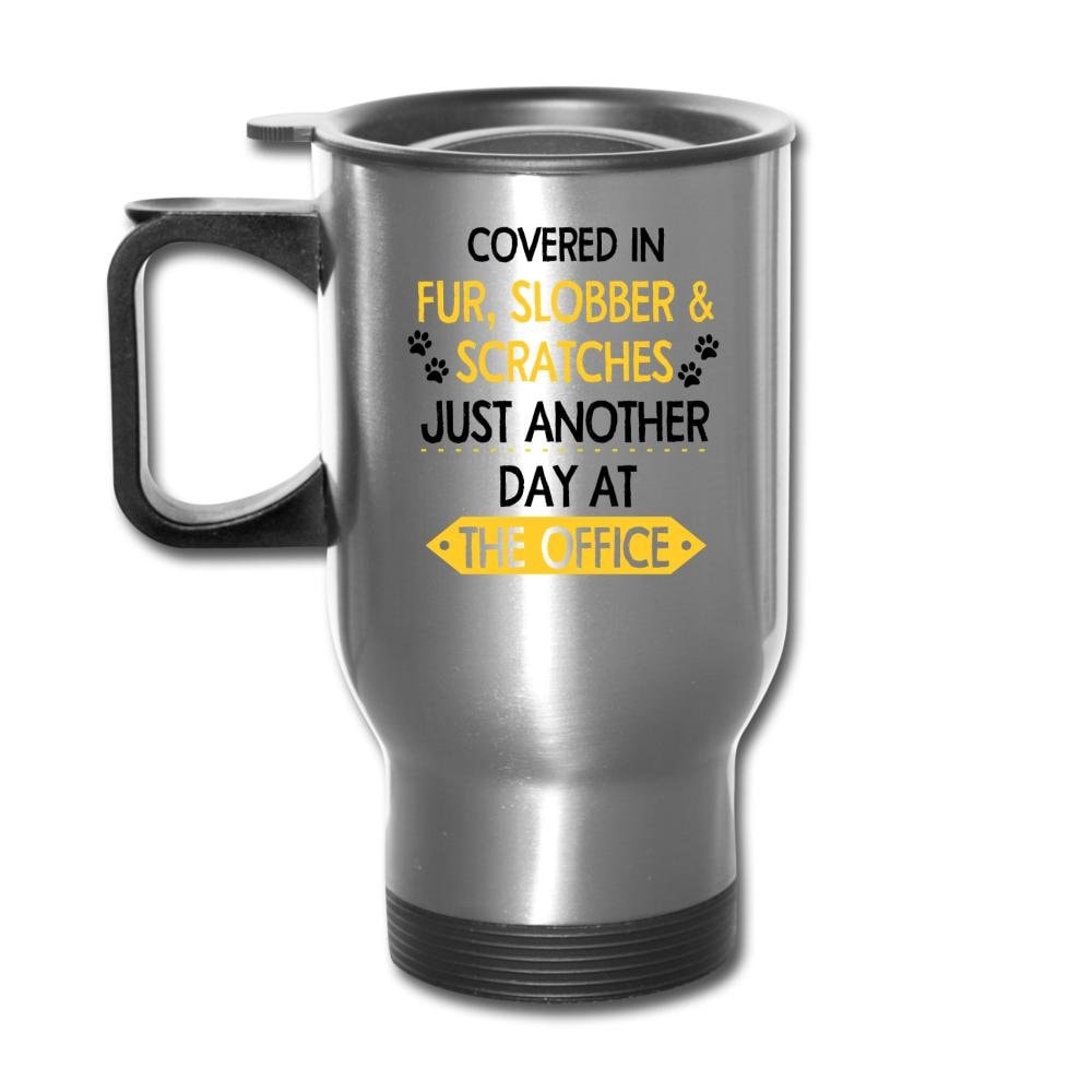 Veterinary Fur Slobber Scratches 14oz Stainless Steel Travel Mug
