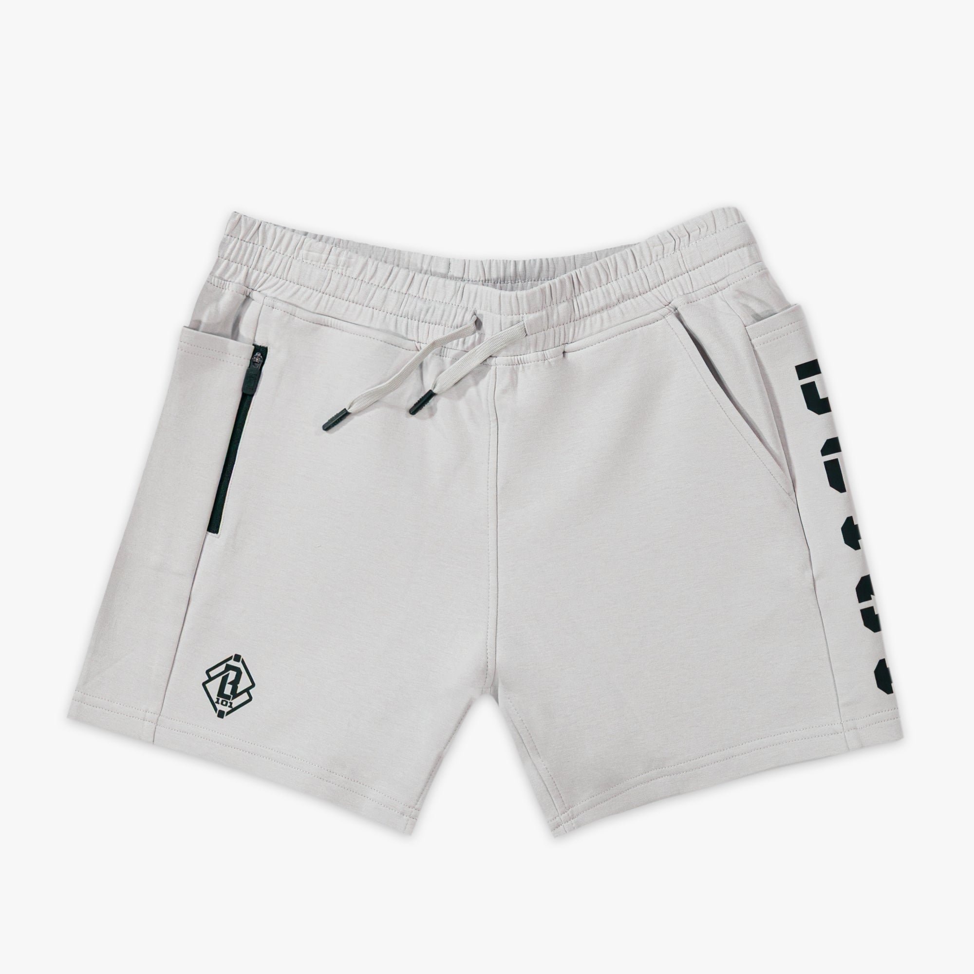 Diamond Relaxed Fit Youth Sweatshorts Light Gray/Black