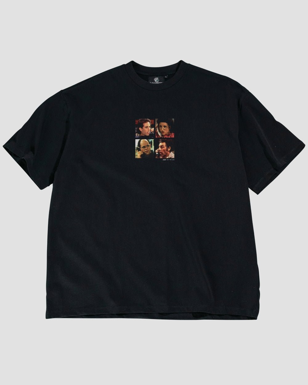 Group Call Oversized Graphic Tee - Seinfeld Collab Unisex 100% Combed Cotton