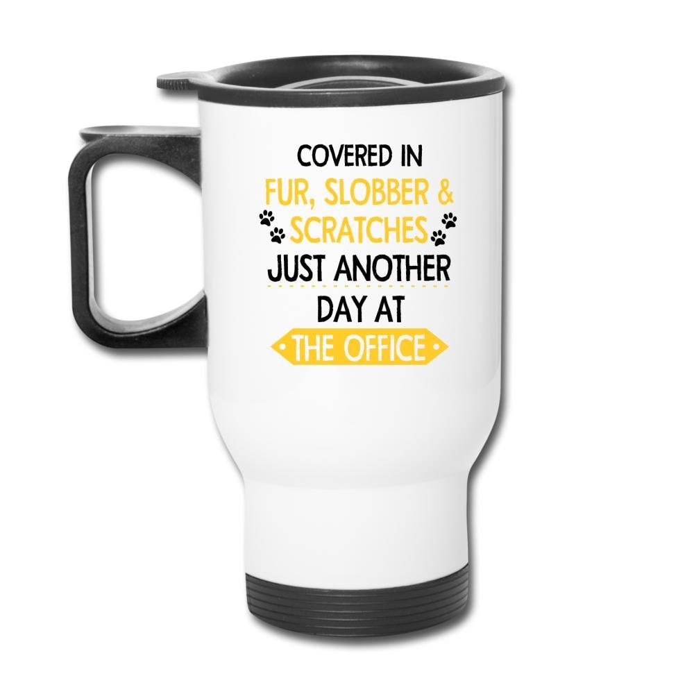 Veterinary Fur Slobber Scratches 14oz Stainless Steel Travel Mug