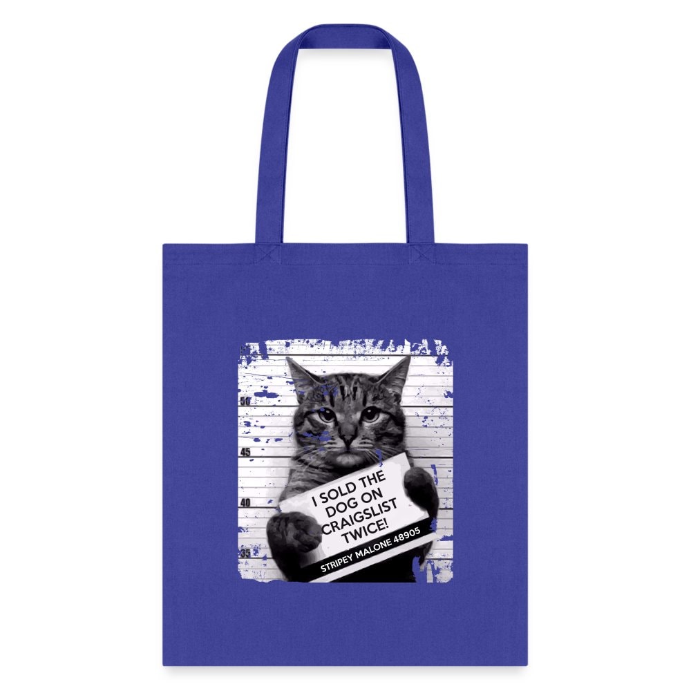 I Sold The Dog On Craigslist Twice Cotton Canvas Tote Bag 15.5x14.5 Vet Gift