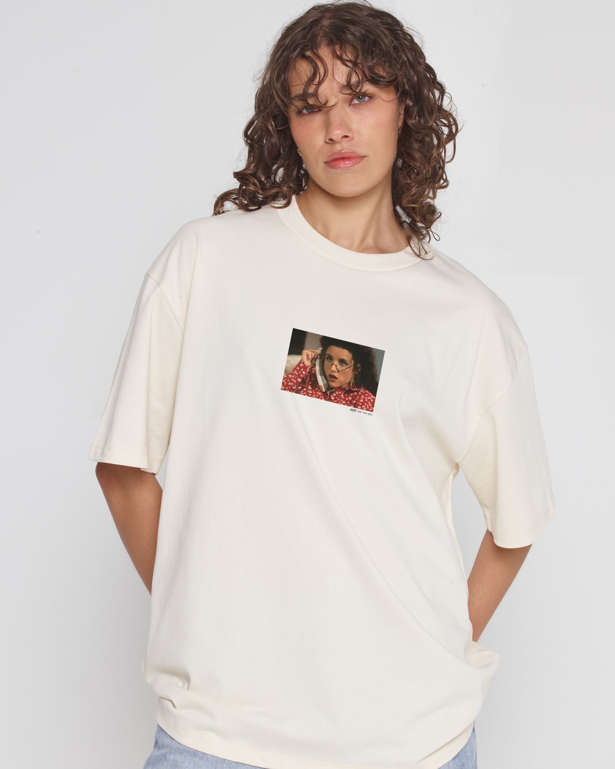 Who is This? Seinfeld Oversized Graphic Tee - Unisex 100% Combed Cotton